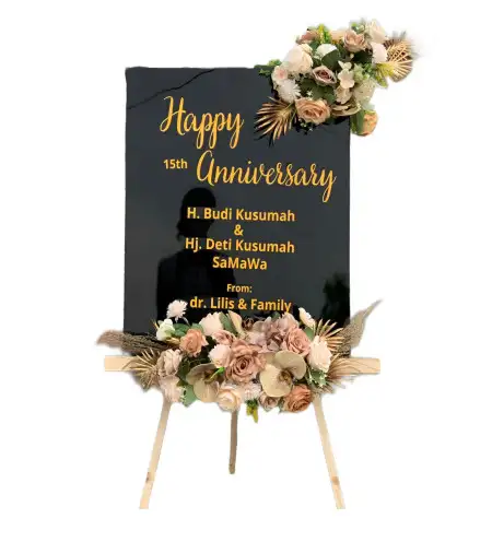 Papan Bunga Akrilik Huamual