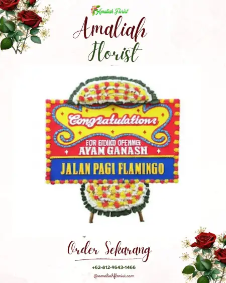 Sewa Papan Bunga Huamual